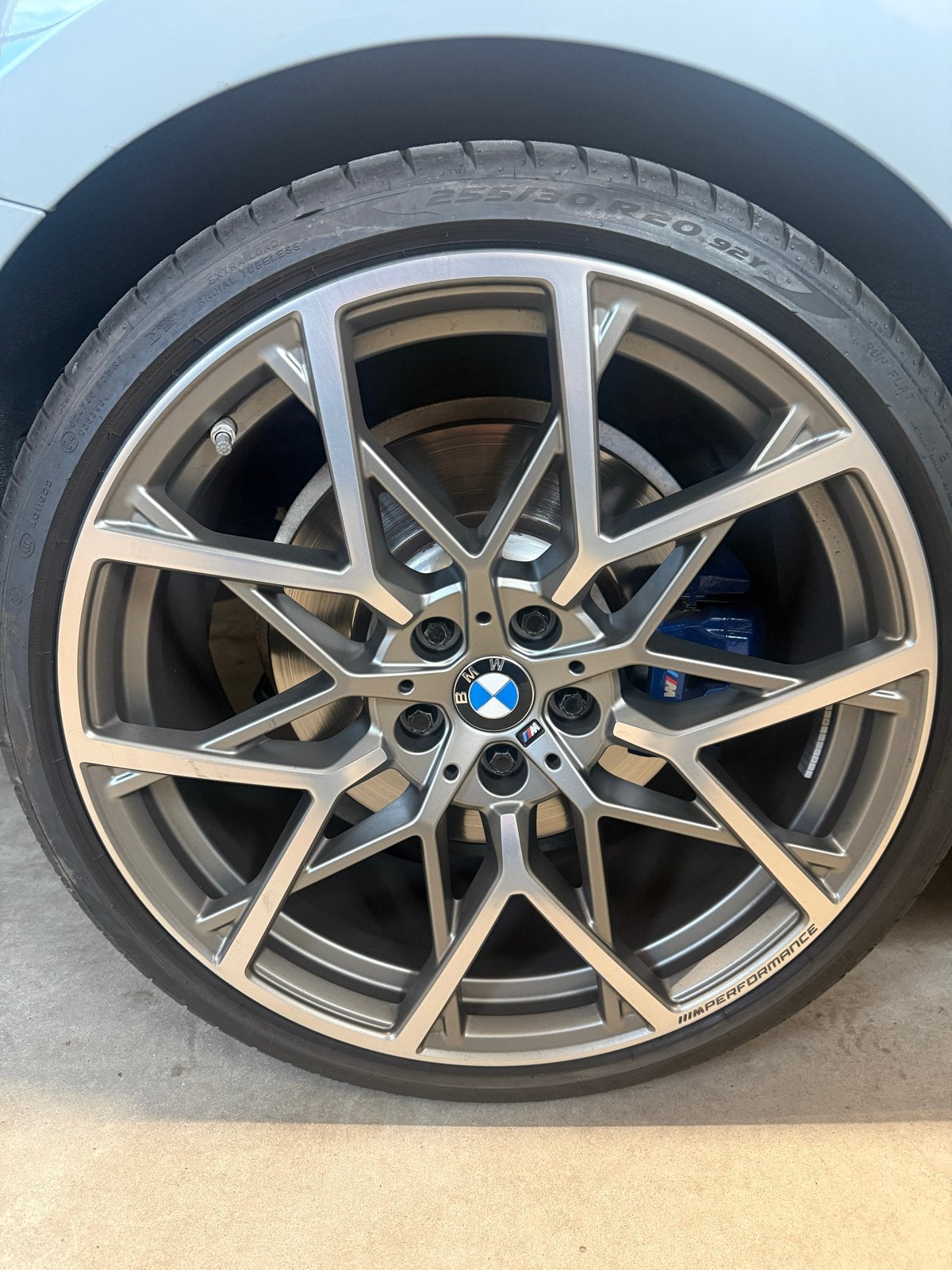 BMW M 795   M velgen Performance 20 inch., Gebruikt, 255 mm, Banden en Velgen, Personenwagen