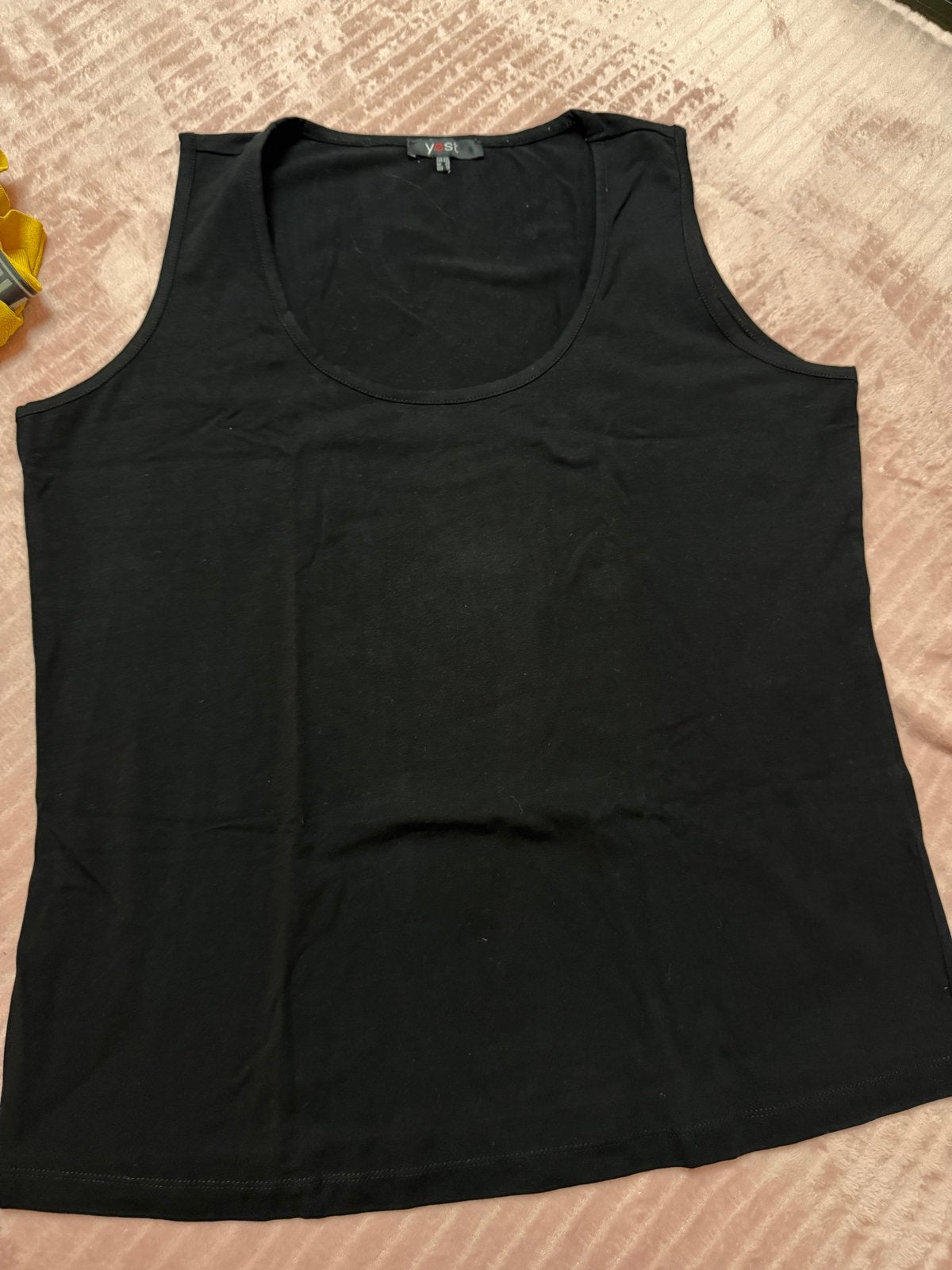 Zwart Yest mouwloos topje, maat 3XL, Zwart, Maat 46/48 (XL) of groter, Ophalen of Verzenden, Zonder mouw