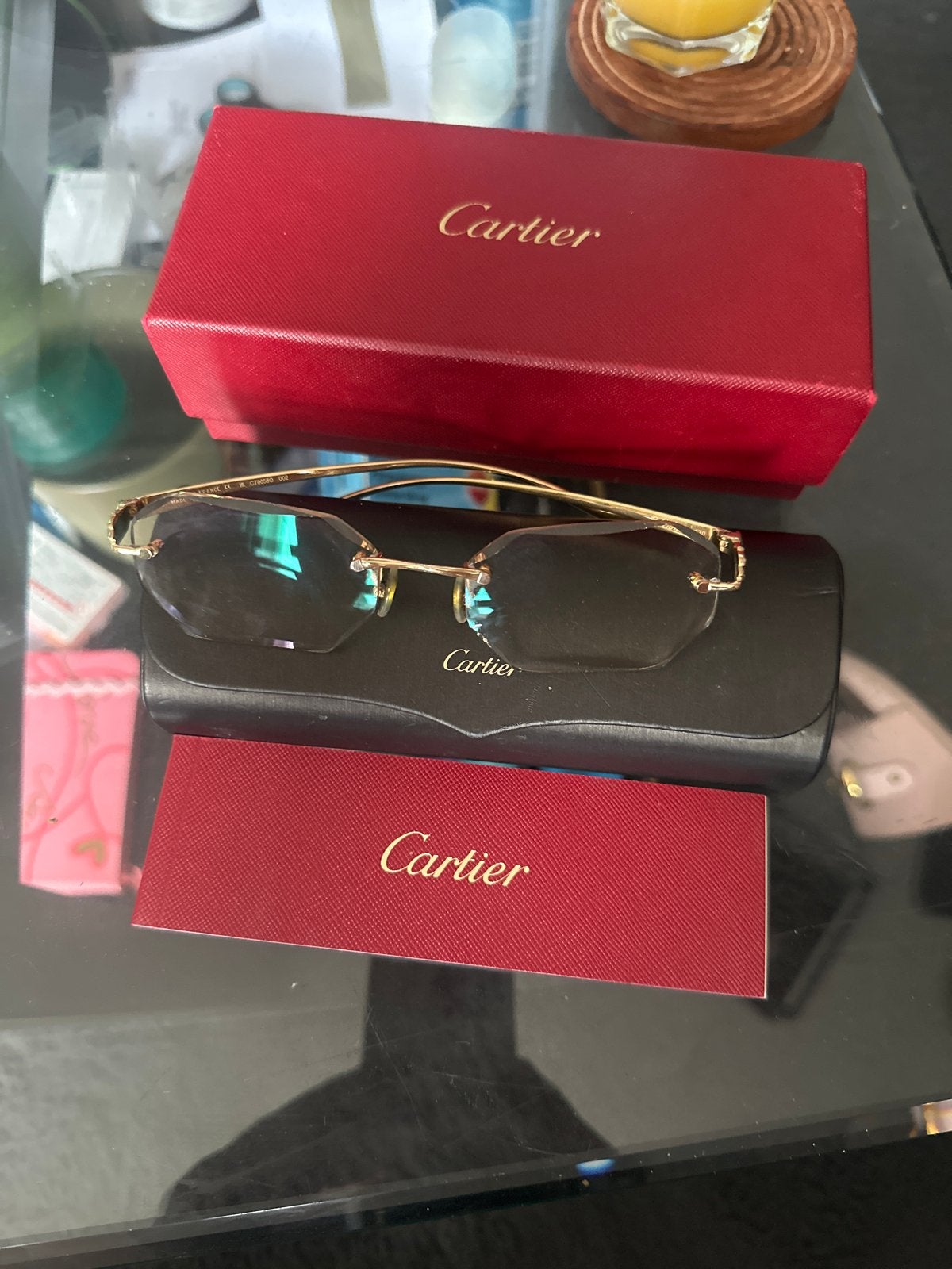 Cartier bril op sterkte - lichte afwijking, Overige merken, Gebruikt, Overige kleuren, Ophalen of Verzenden