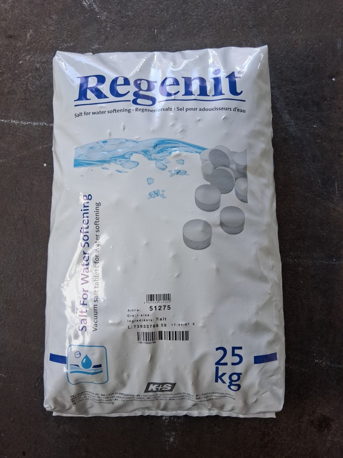 regenit waterontharders, Ophalen