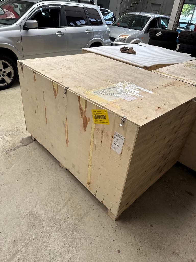 Grote houten transportkist / opslagkist, Doe-het-zelf en Verbouw, Kratten en Dozen, 100 cm of meer, 60 cm of meer, Ophalen of Verzenden