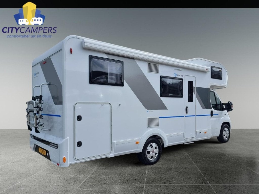 Sun Living A75-DP, Caravans en Kamperen, Campers, Alkoof, Ringverwarming, Fiat, Bedrijf