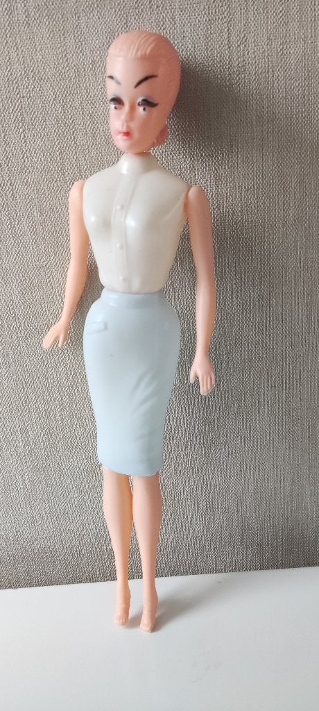 Vintage Bild Lilli Hong Kong barbiepop kloon, Ophalen of Verzenden, Zo goed als nieuw, Fashion Doll