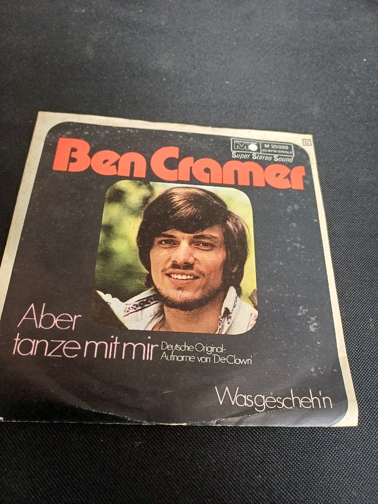 226a Single Ben Cramer  – Aber tanze mit mir – M 25 333, 7 inch, Zo goed als nieuw, Overige typen, Schlager