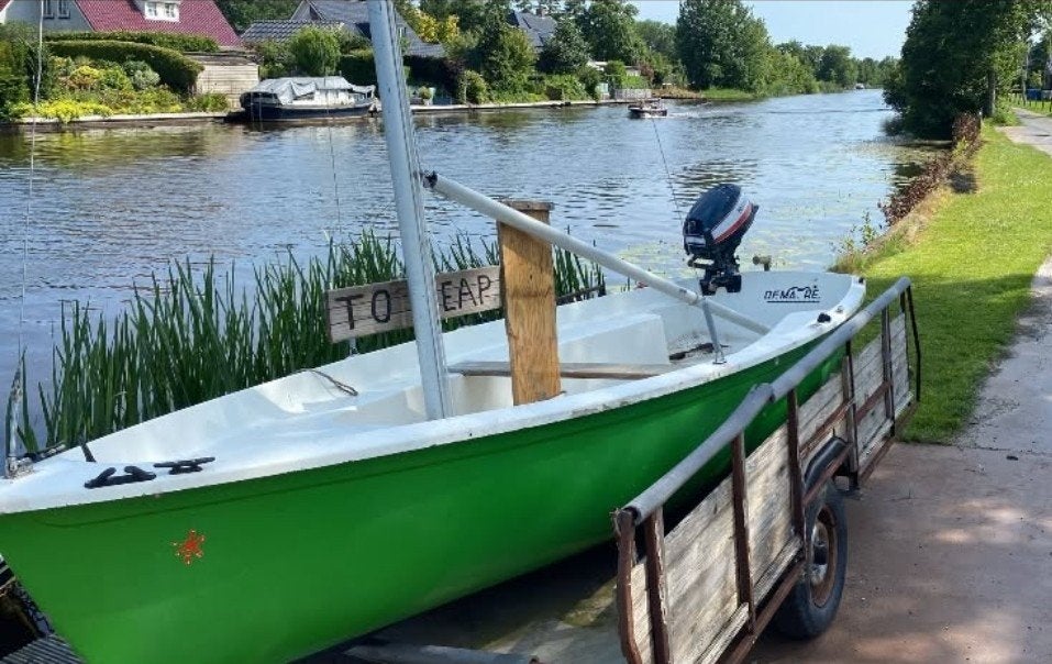 Buitenboordmotor inclusief bootje en kar gebruikt, Ophalen, Gebruikt, Overige typen