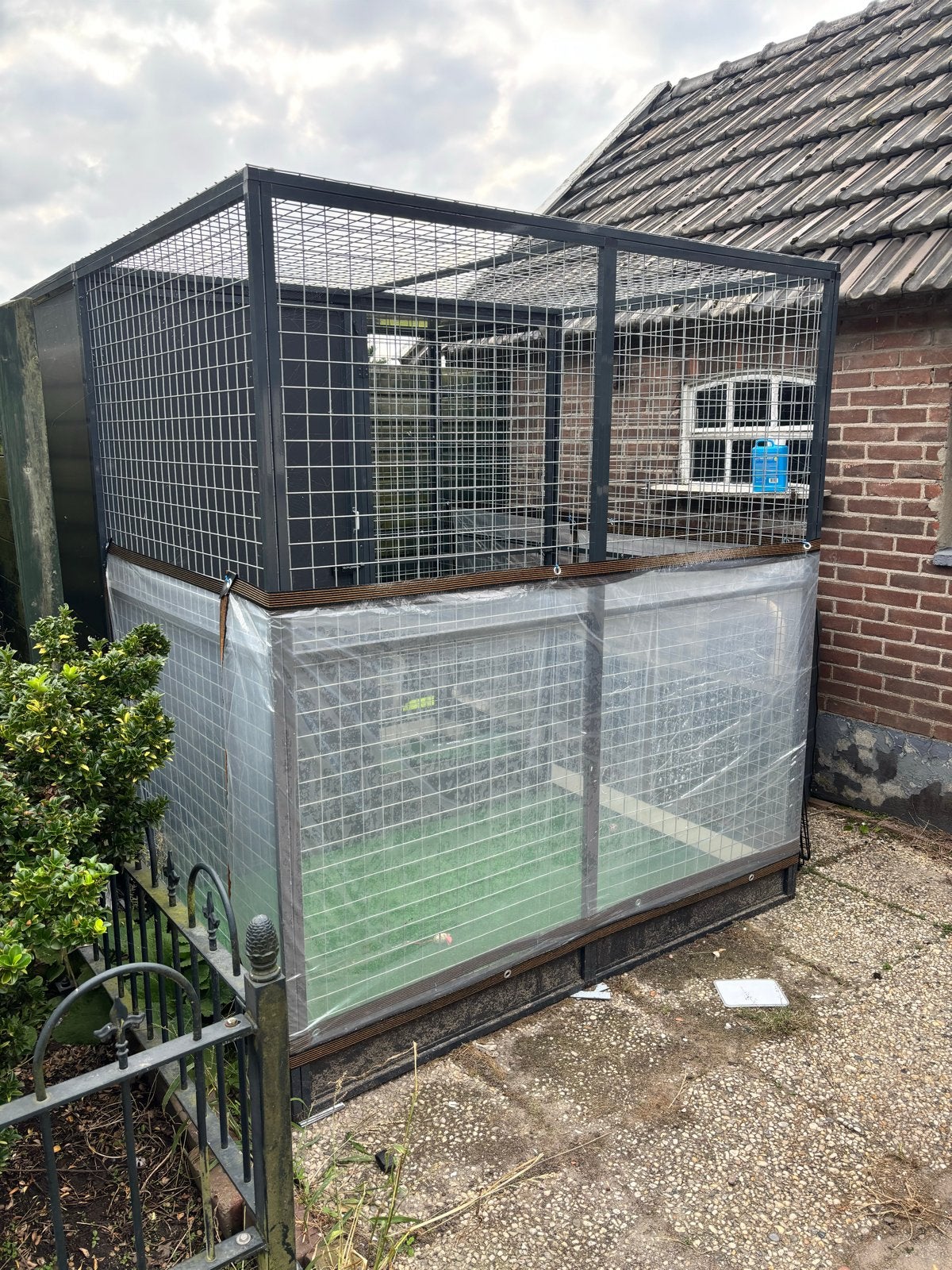 Kattenhok met nachthok en sluis nieuw, Dieren en Toebehoren, Ophalen