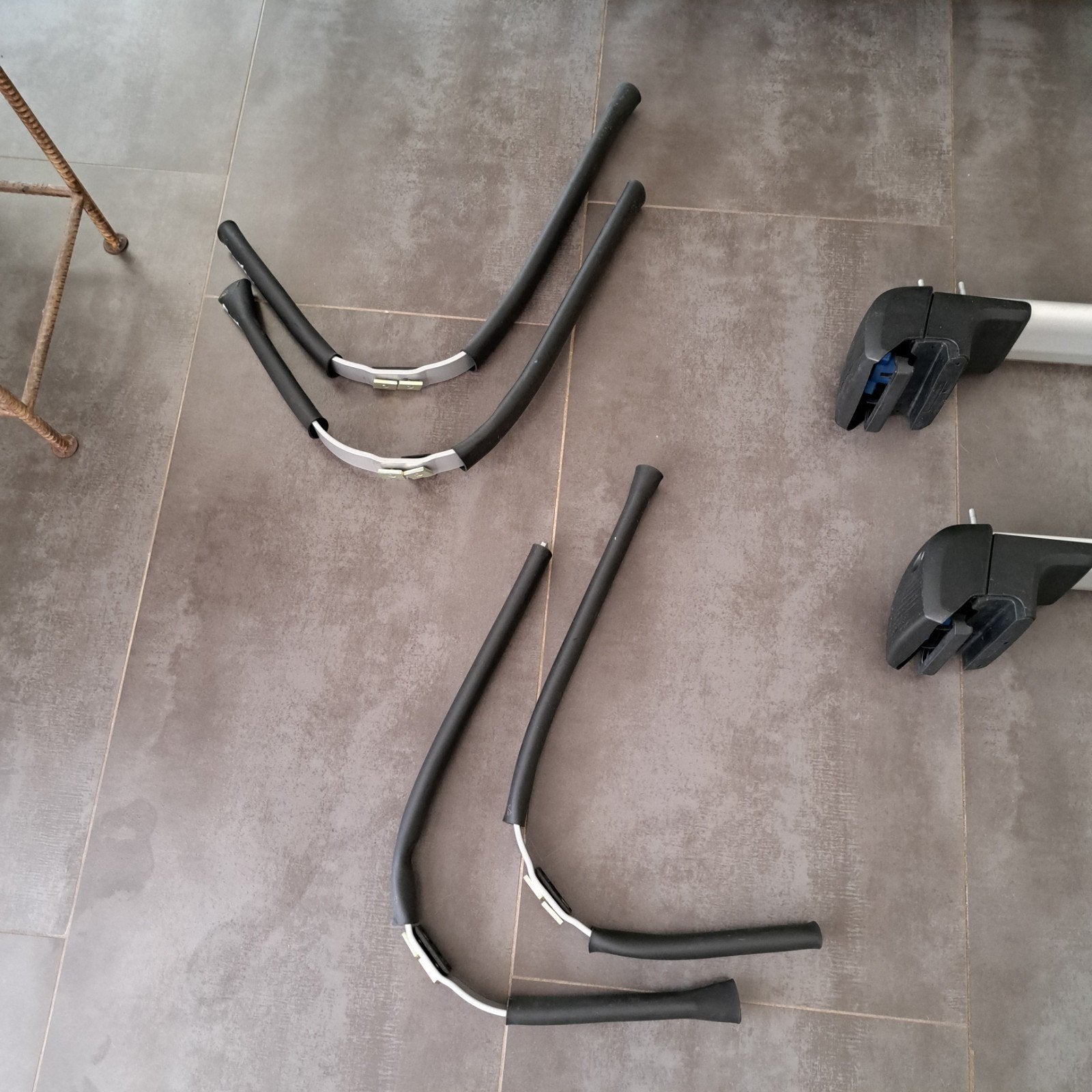 Dakdragers met kajaksteunen 2x, Auto diversen, Dakdragers, Ophalen, Zo goed als nieuw