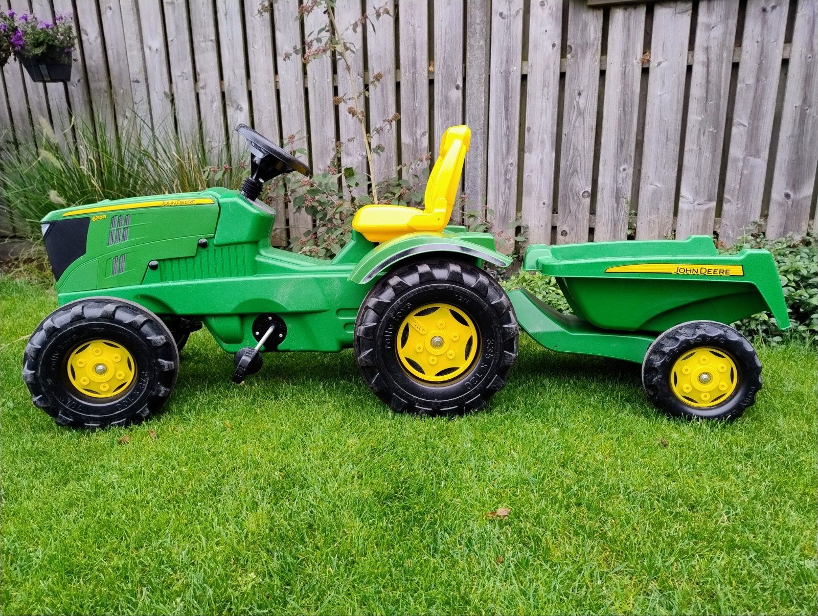 Rolly Toys traptrekker John Deere met kiepkar, Kinderen en Baby's, Speelgoed | Buiten | Voertuigen en Loopfietsen, Ophalen, Gebruikt