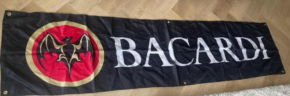 Grote Bacardi vlag, Ophalen of Verzenden, Nieuw