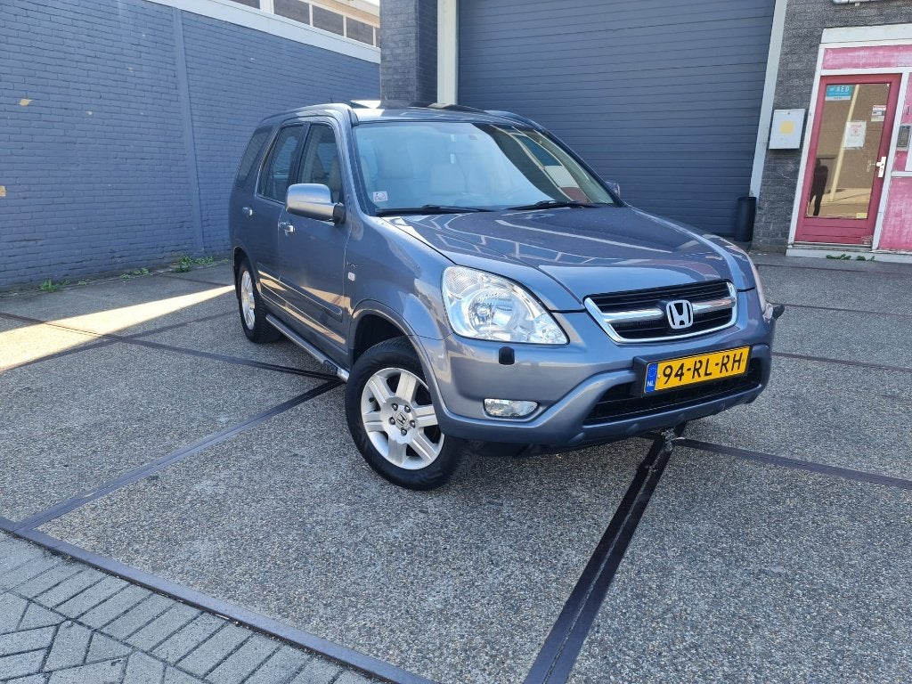 Honda CR-V AUT 2005 Grijs in Nette Staat!!, 1429 kg, Beige, 4 cilinders, Handgeschakeld