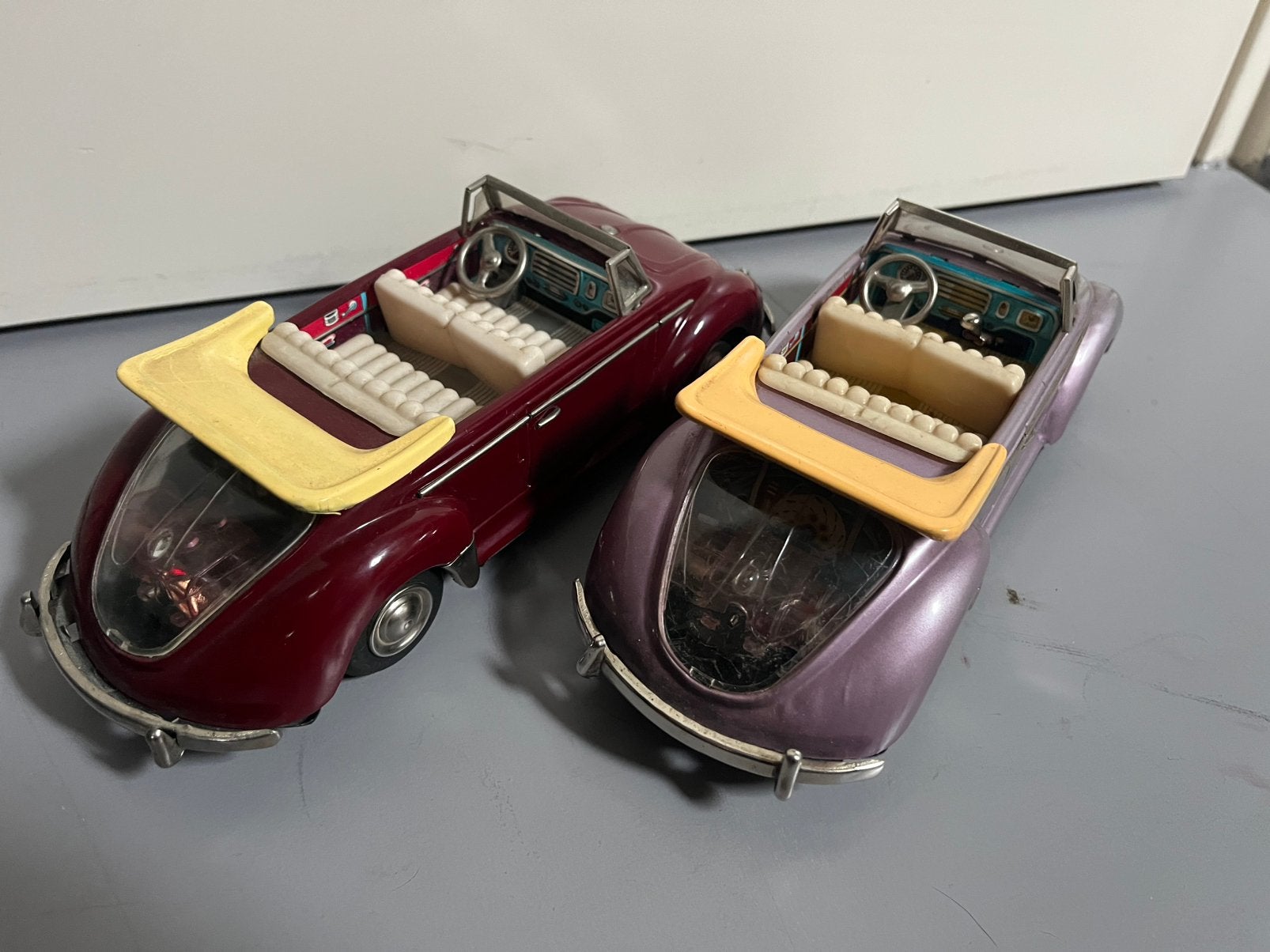 2 blikken vw Nomura volkswagen cabrio modellen japan, Ophalen of Verzenden