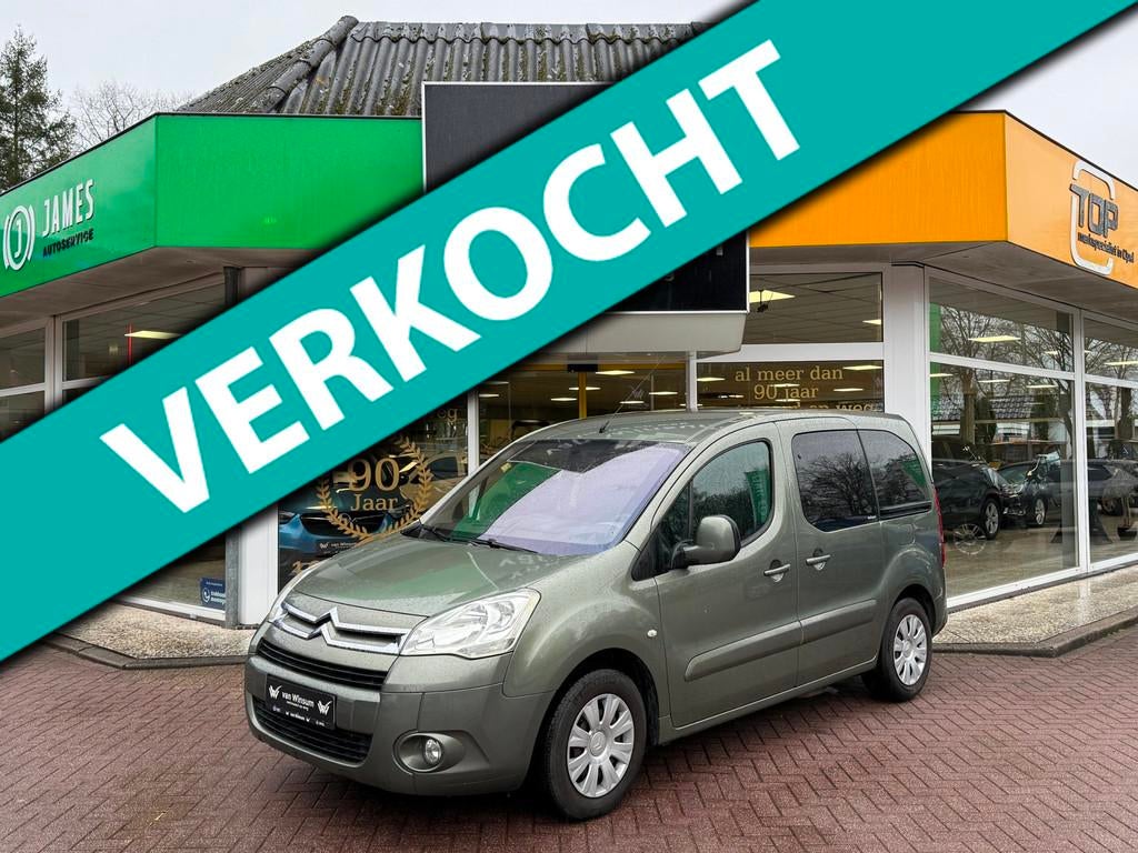 Citroen Berlingo 1.6-16V Multispace | 2+1 | Rolstoelauto | B, Auto's, Voorwielaandrijving, Gebruikt, Zwart, 4 cilinders