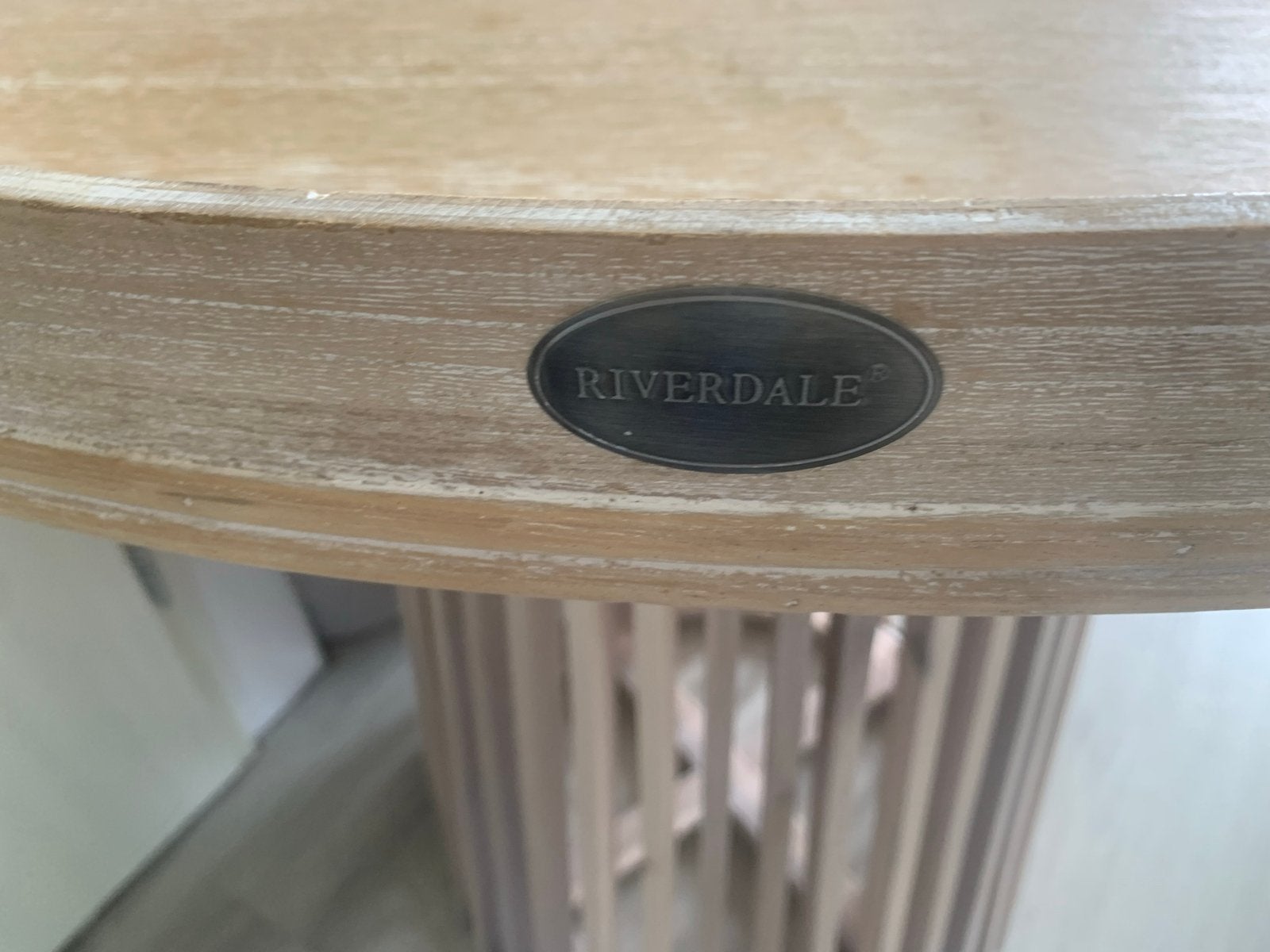 Riverdale Dienblad Ovaal Hout - Zo goed als nieuw, Ophalen, Zo goed als nieuw, Dienblad, Met handvatten