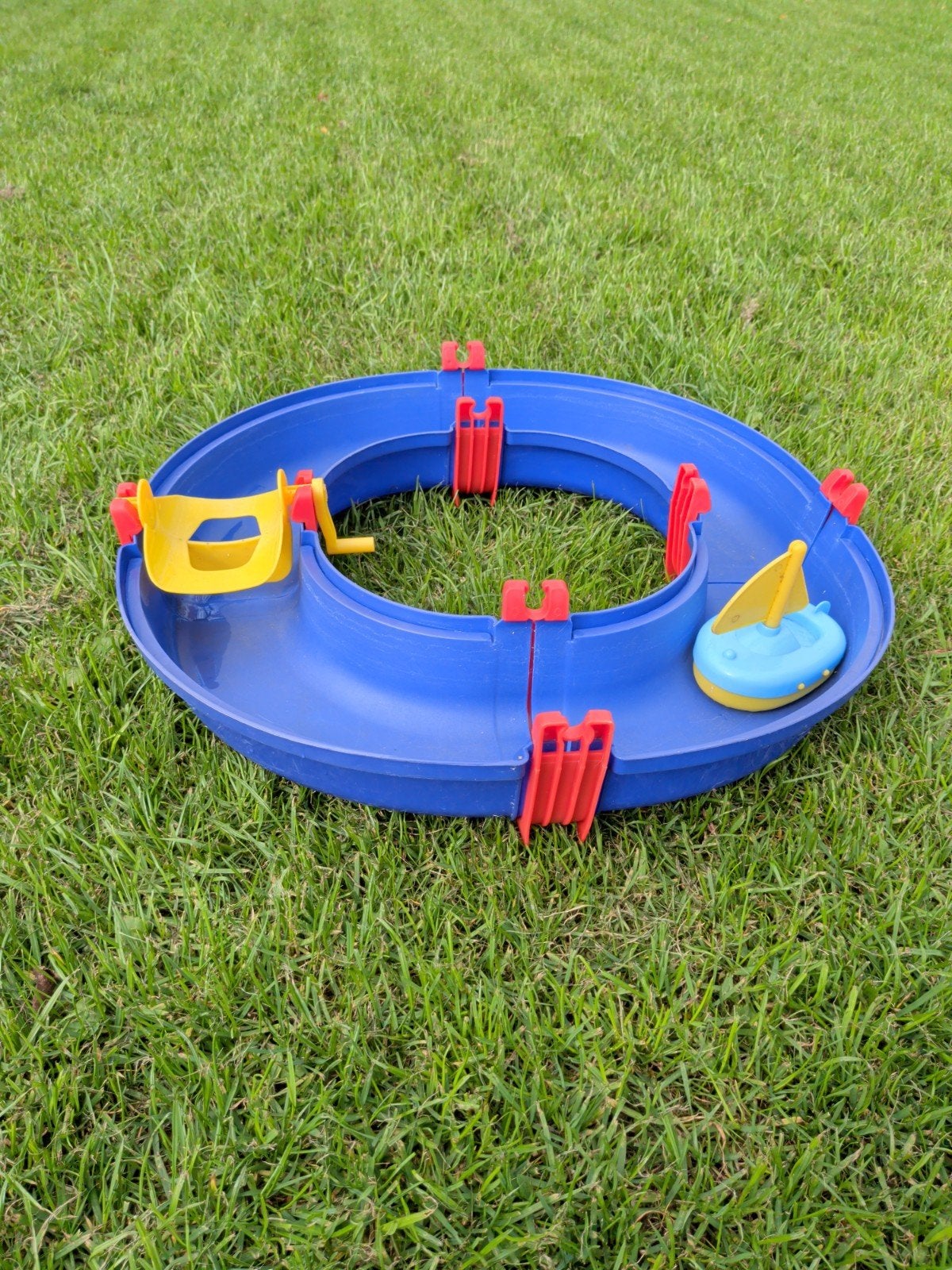 Waterbaan met bootje en waterrad voor kinderen, Ophalen of Verzenden, Gebruikt