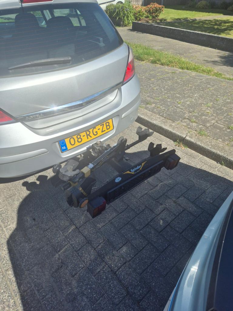Spinder Hawk Trekhaak Fietsendrager voor 2 fietsen, Ophalen of Verzenden, 2 fietsen, Gebruikt, Trekhaakdrager