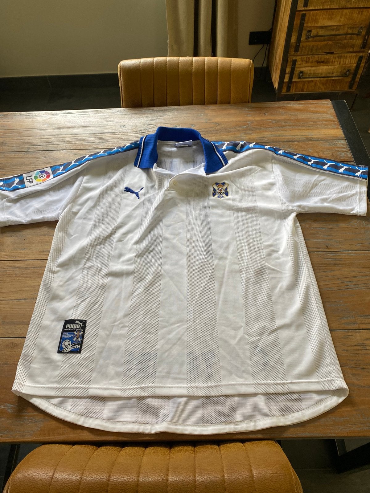 Match worn voetbalshirt Makaay 1997/ 1998 C.D. Tenerife, Ophalen of Verzenden, Zo goed als nieuw, Voetbal