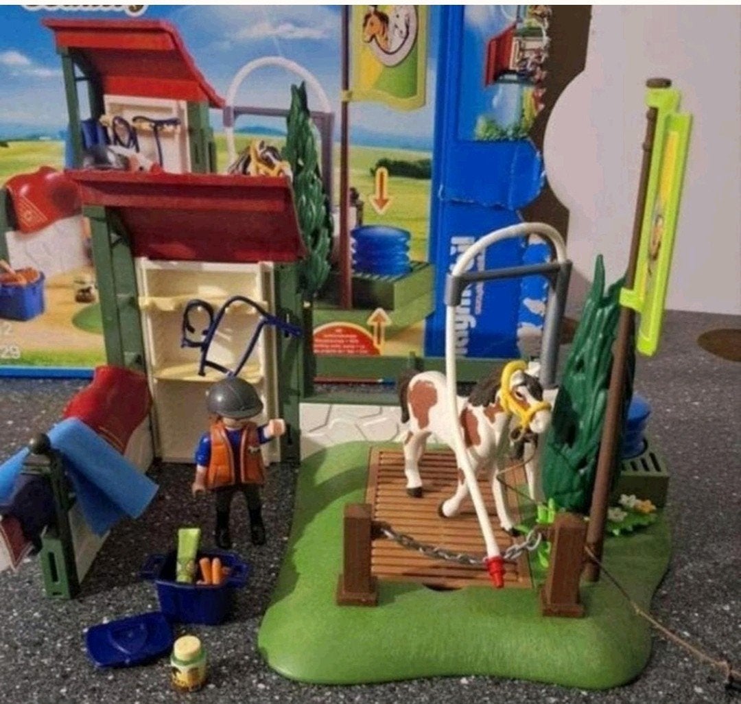 Playmobil country wasplaats, Ophalen, Complete set, Overige typen, Zo goed als nieuw