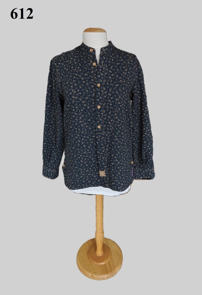 Blouse van Three Animals, D. Blauw, Mt. M, Maat 38/40 (M), Three Animals, Blauw, Ophalen of Verzenden