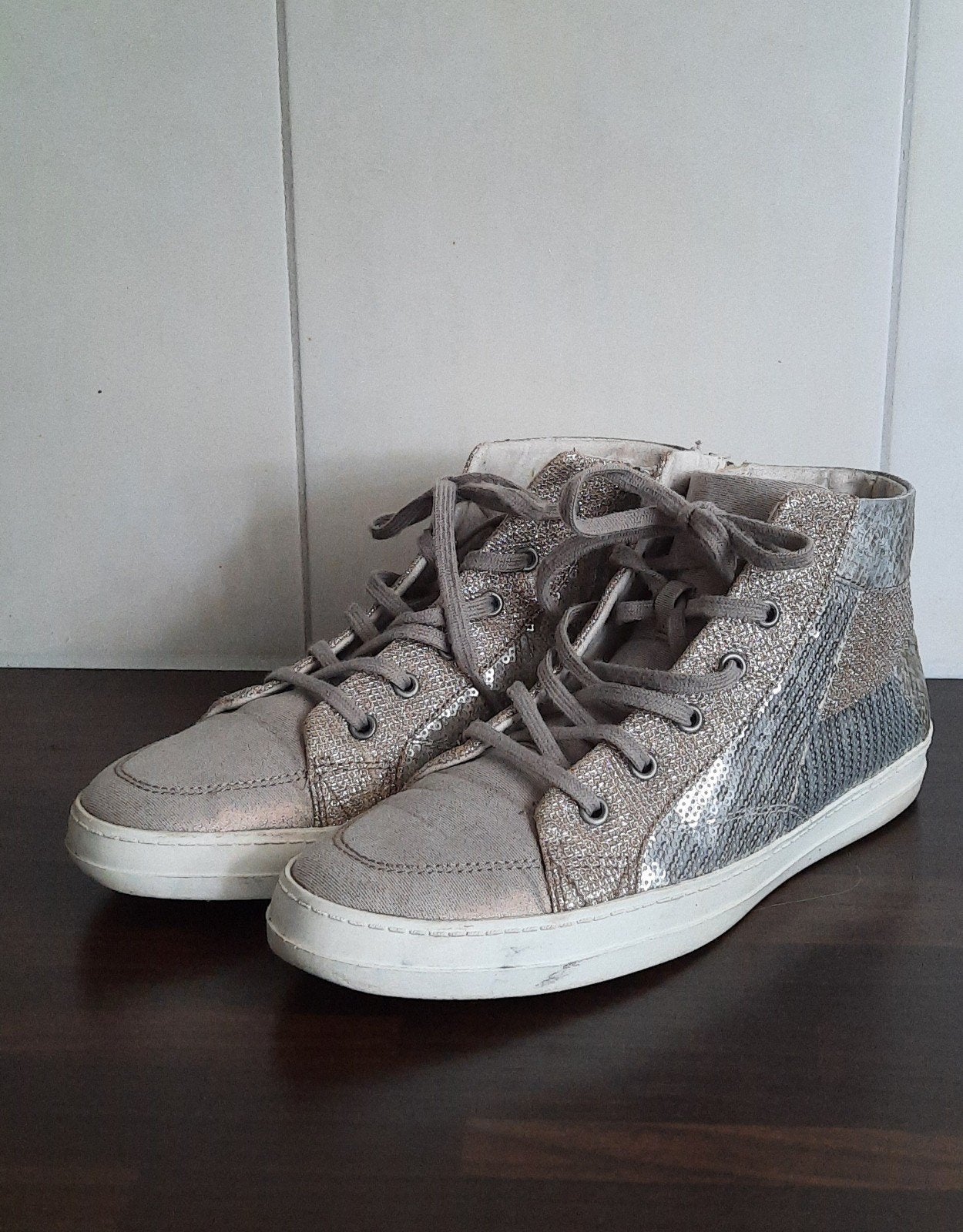 Tamaris dames veter schoenen met glitters en rits in maat 39, Tamaris, Zwart, Lage of Enkellaarzen, Ophalen of Verzenden