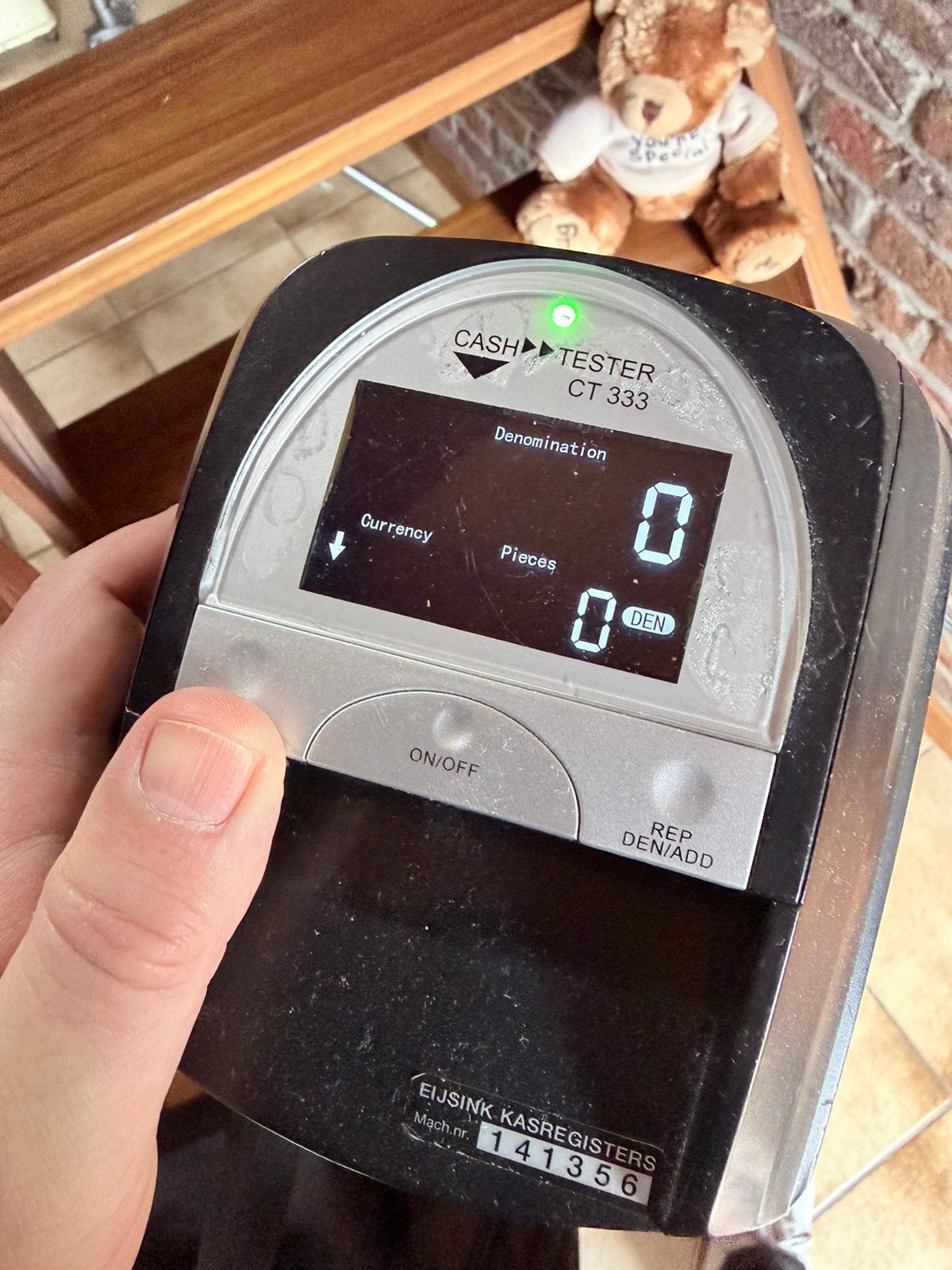 Valsgelddetector CashTester CT 333 - Betrouwbare detectie, Ophalen of Verzenden, Valsgelddetector
