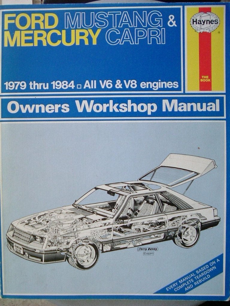 Ford Mustang & Mercury Capri 1979 - 1984., Gelezen, Ford, Ophalen of Verzenden, Haynes