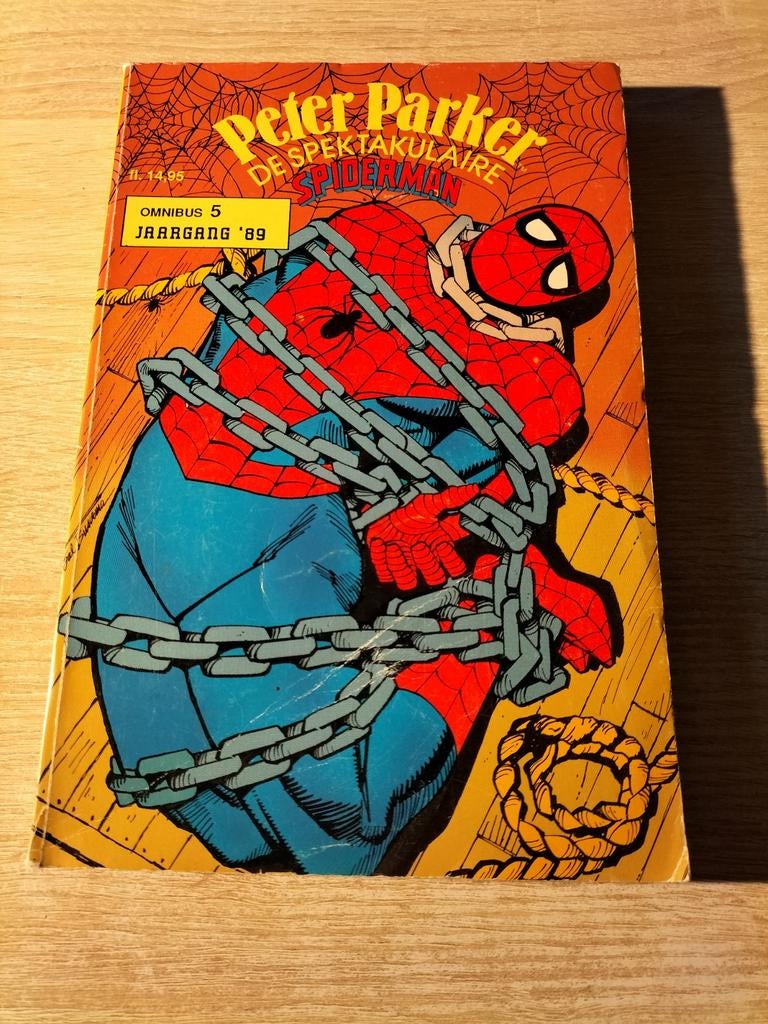 De spektakulaire Spiderman omnibus 5 jaargang 1989, Boeken, Strips | Comics, Eén comic, Ophalen of Verzenden, Gelezen