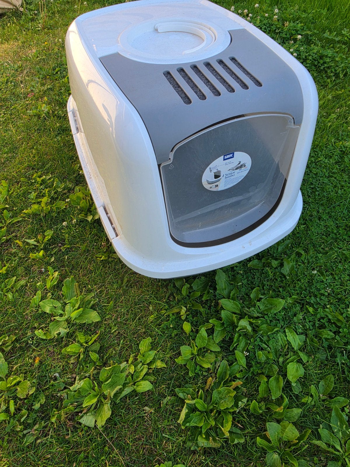 kattenbak, amper gebruikt, Ophalen of Verzenden, Zo goed als nieuw, Gesloten