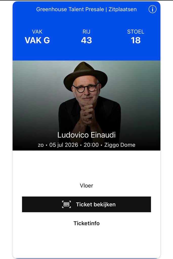 Ludovico Einaldi, Eén persoon, Juli