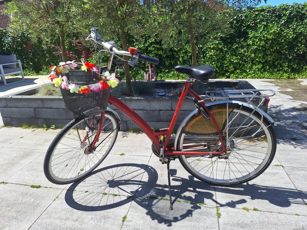 Batavus damesfiets met mand, 7 versnelling - Gebruikt, Fietsen en Brommers, Fietsen | Dames | Damesfietsen, Ophalen, Gebruikt