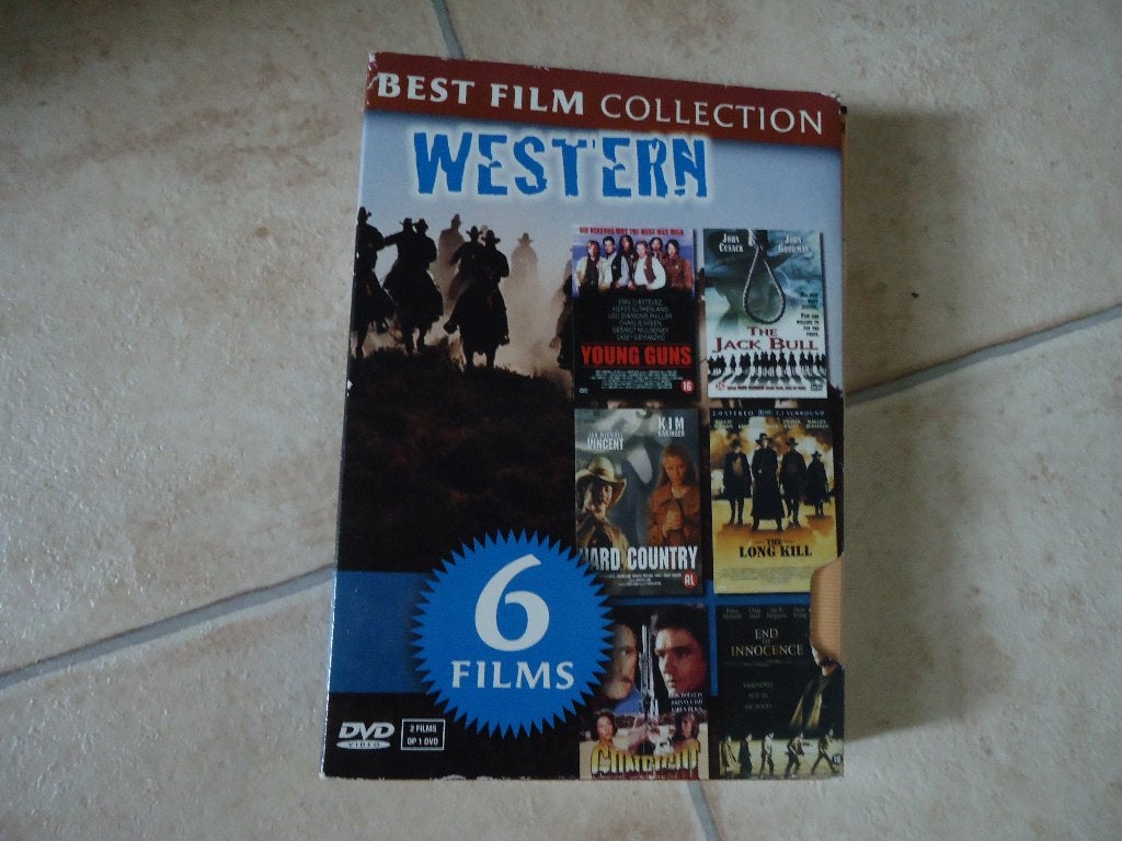 Best Film collectie - Western box - 6 films - 3 dvd box, Nederlands, Overige genres, Ophalen of Verzenden, Vanaf 12 jaar