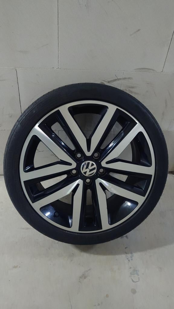 Originele VW Bathurst 18 inch 5x112 Michelin PS4 GTI GLI USA, Auto-onderdelen, Ophalen, 18 inch, Gebruikt, Banden en Velgen