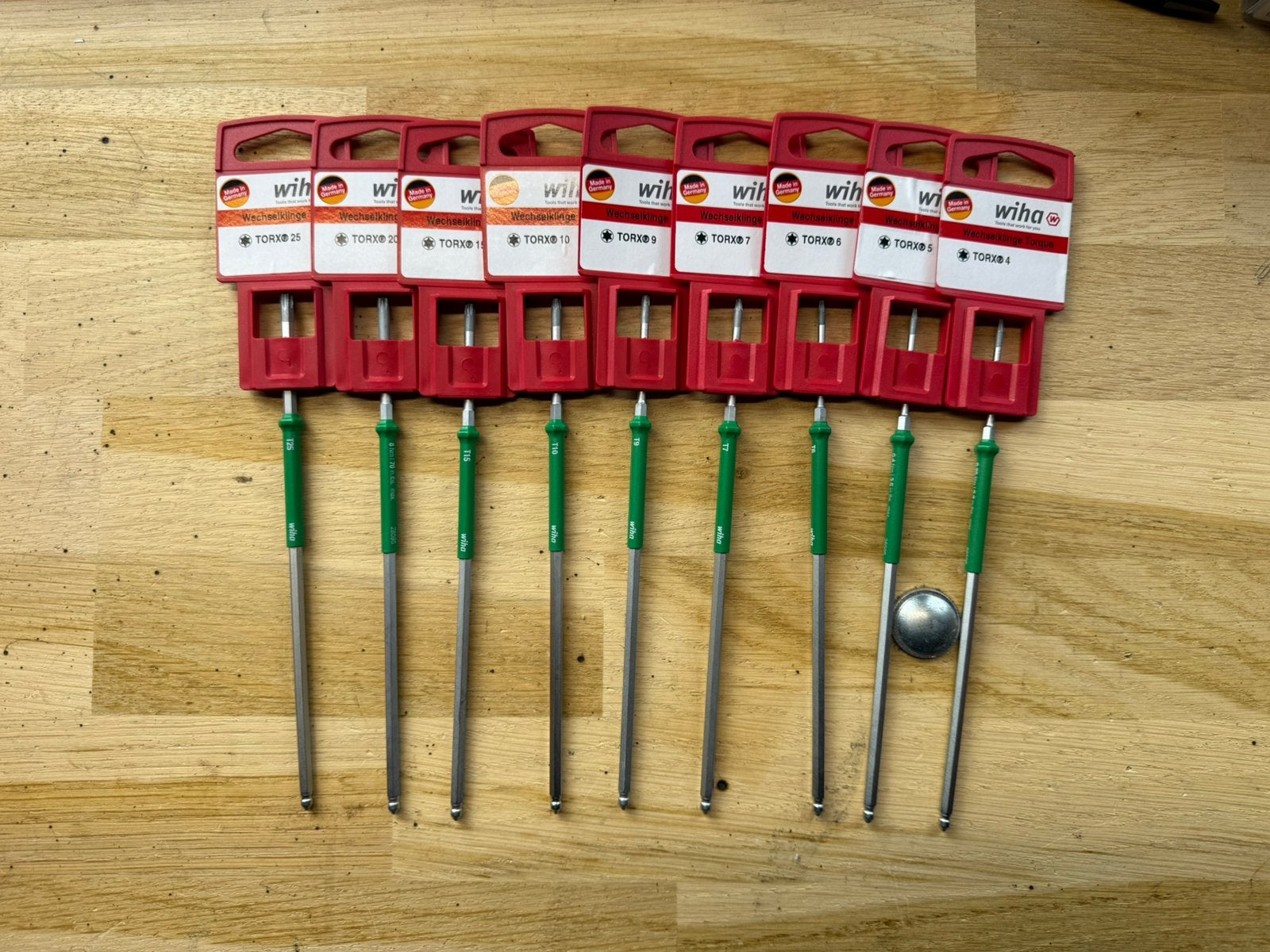 Wiha torque Torx bitset lang, Ophalen of Verzenden, Zo goed als nieuw