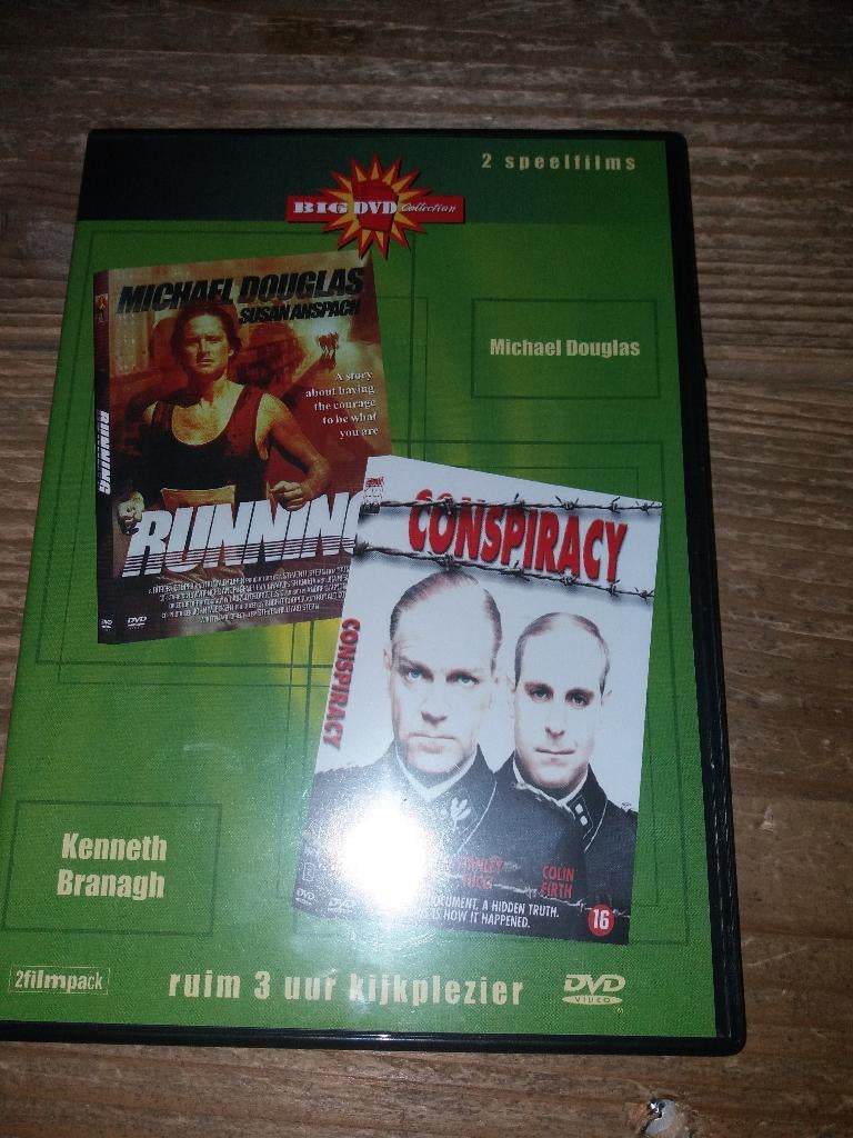 Big dvd collection: Running en Conspiracy!, Vanaf 16 jaar, Ophalen of Verzenden, Gebruikt