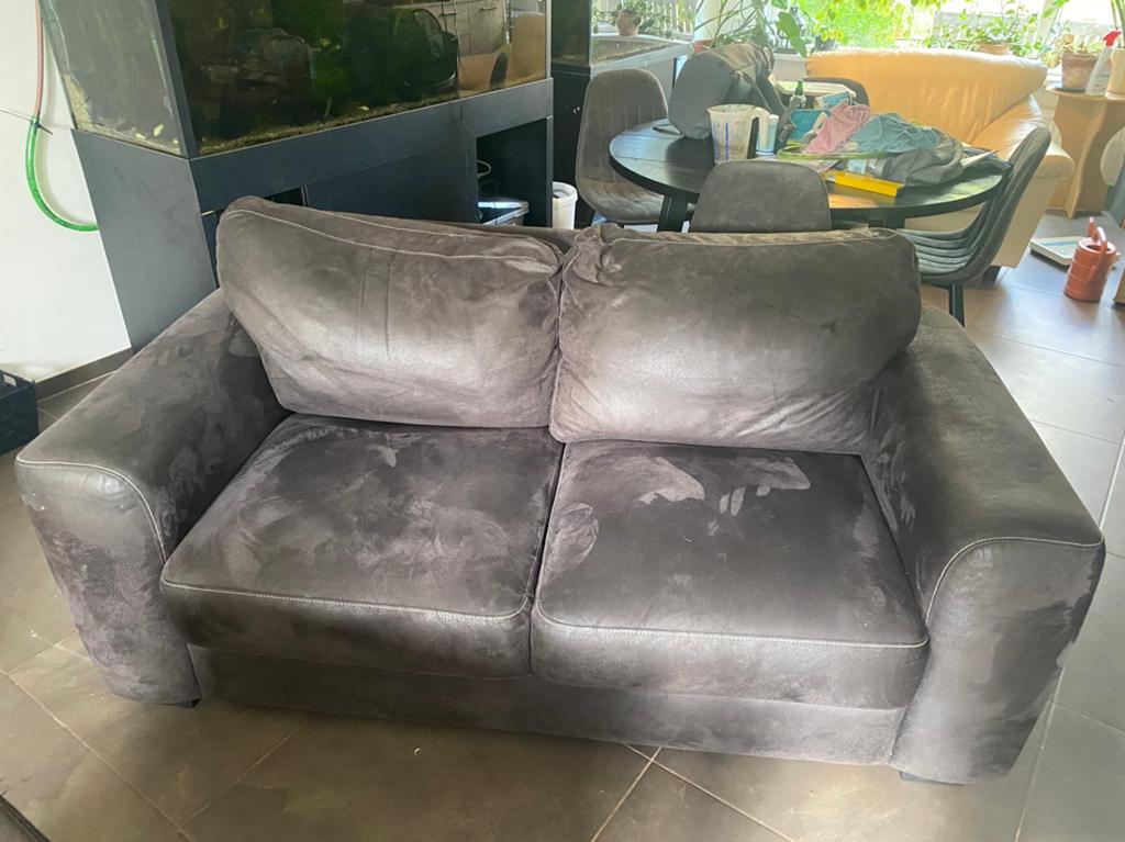 Twee sits, Huis en Inrichting, Ophalen, Tweepersoons, Zo goed als nieuw, Rechte bank