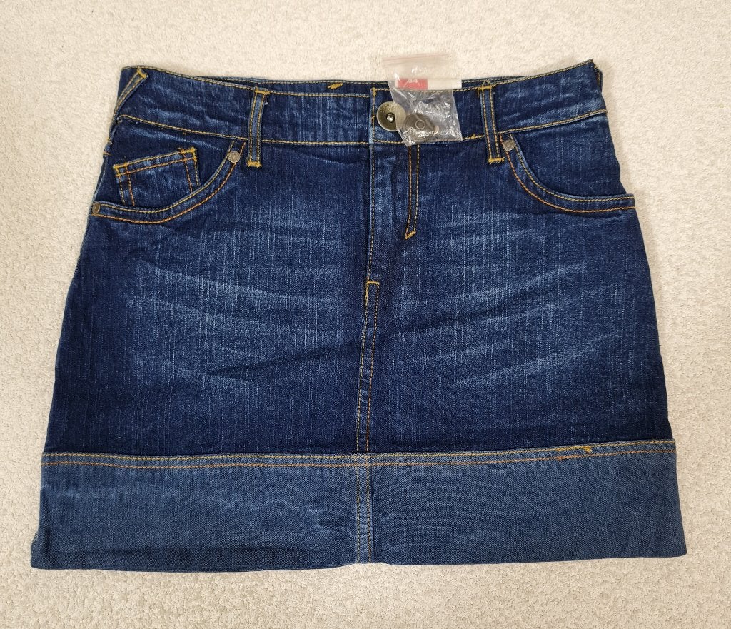 Dark Bleu Jeans Rokje maat 34 (165), Kleding | Dames, Blauw, Nieuw, Ophalen of Verzenden, Maat 34 (XS) of kleiner