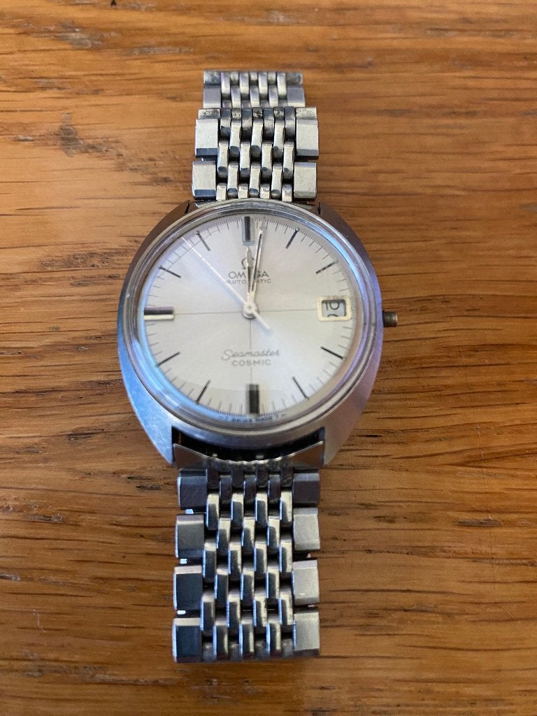 Horloge omega Seamaster Cosmic 166.023 automatic werkend, Sieraden, Tassen en Uiterlijk, Horloges | Heren, Ophalen, Staal, Gebruikt