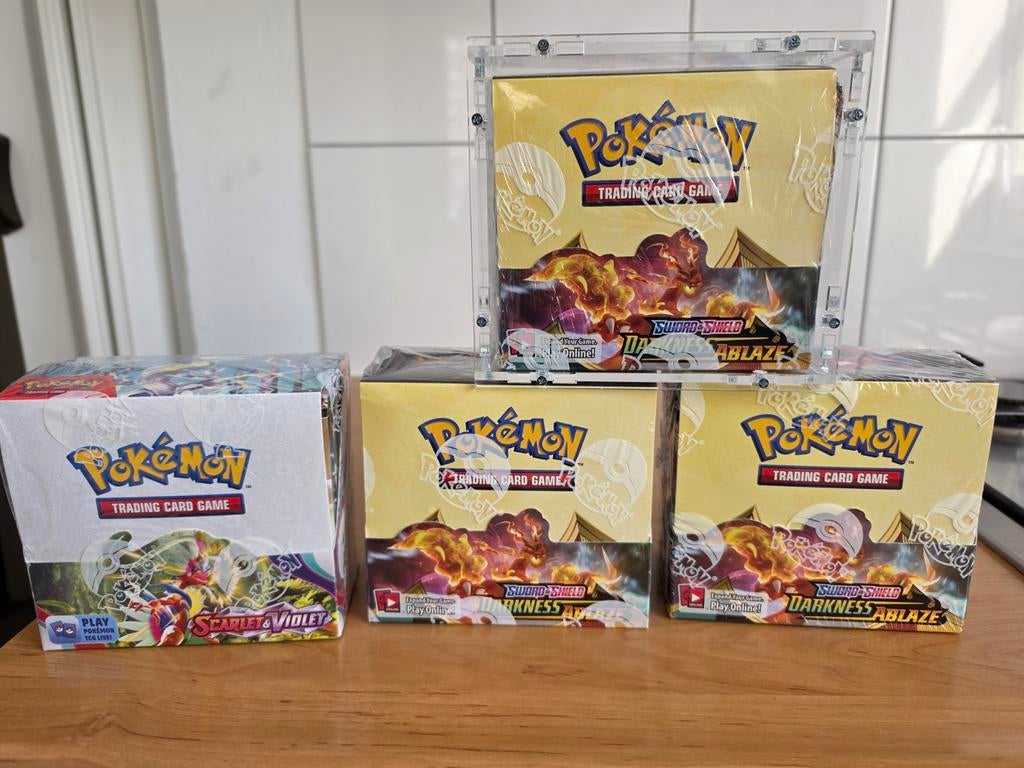Pokémon Boosterboxen: Darkness Ablaze & Scarlet & Violet, Ophalen of Verzenden, Nieuw, Boosterbox