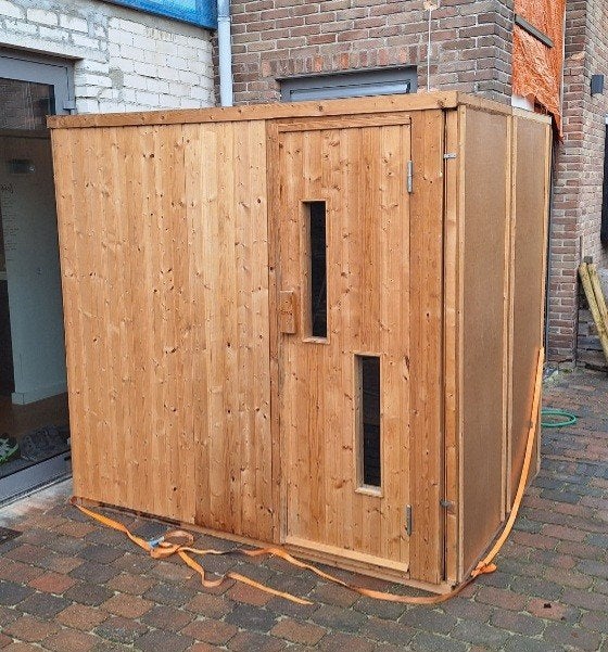 Sauna, Sport en Fitness, Ophalen, Gebruikt, Complete sauna