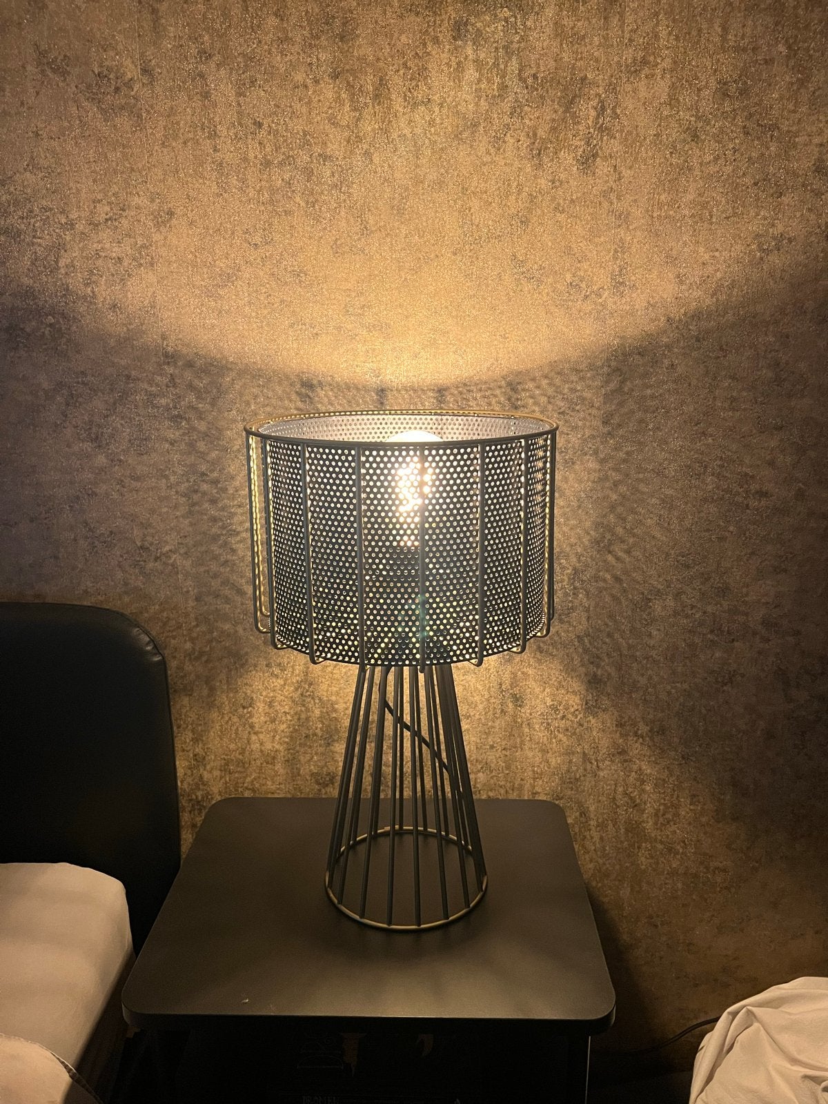 Kare Design Tafellamp Goud Zwart - 50 cm hoog, Met schakelaar, Gebruikt, Meerkleurig, Kare