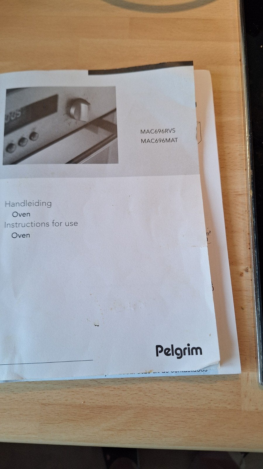 Pelgrim Inbouw Combi-oven MAC696RVS - Zo goed als nieuw, Ophalen, 45 tot 50 cm, 60 cm of meer, Pelgrim