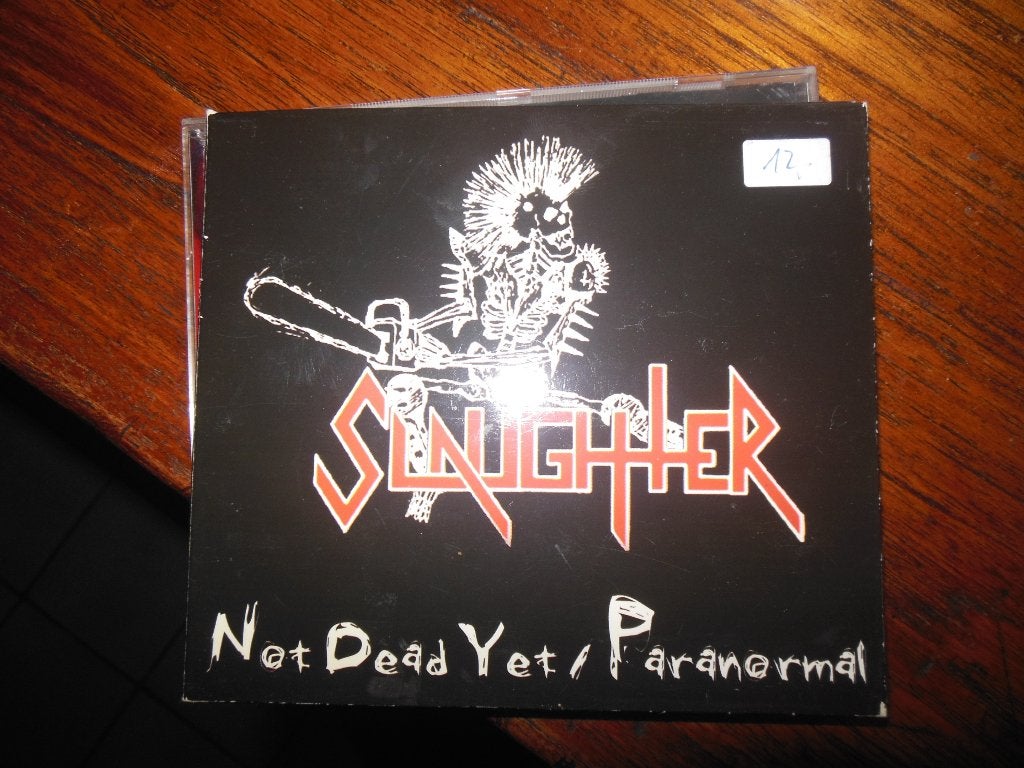 cd thrash death metal slaughter not dead yet/paranormal, Ophalen of Verzenden, Zo goed als nieuw, Death metal, Album