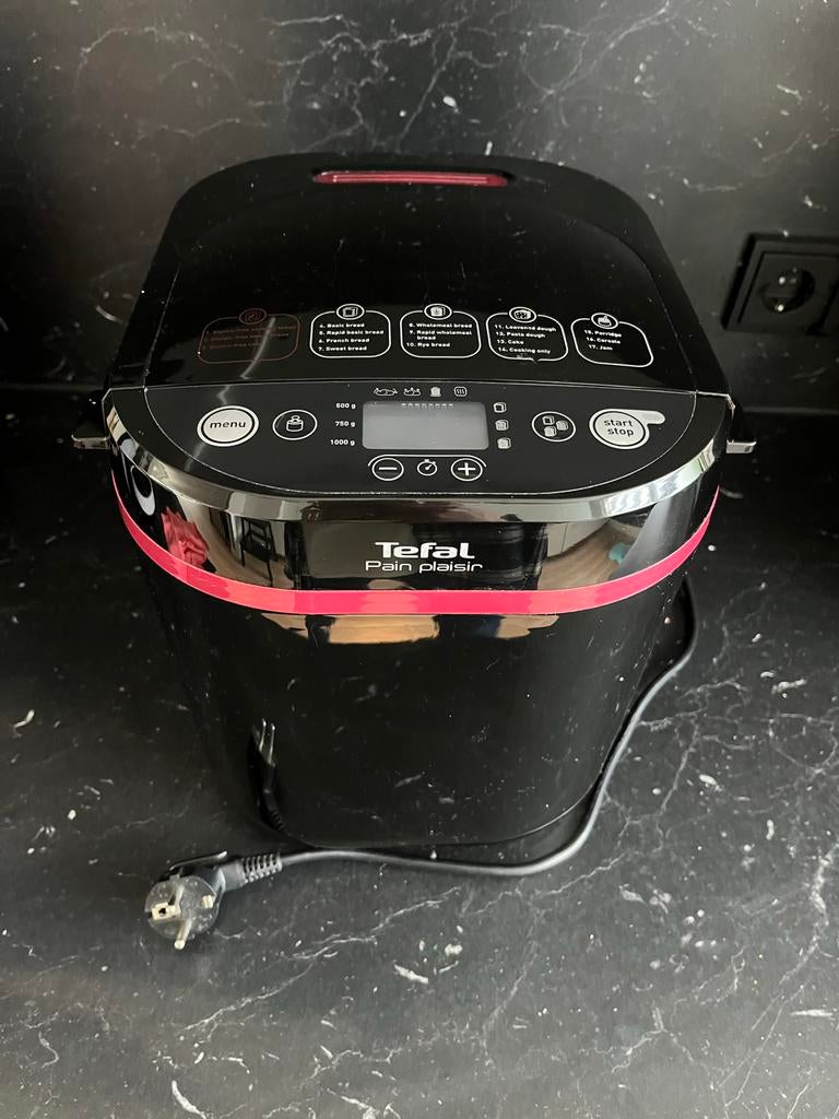 Tefal Pain Plaisir broodbakmachine, Witgoed en Apparatuur, Broodbakmachines, 800 tot 1200 gram deeg, Ophalen of Verzenden, Gebruikt