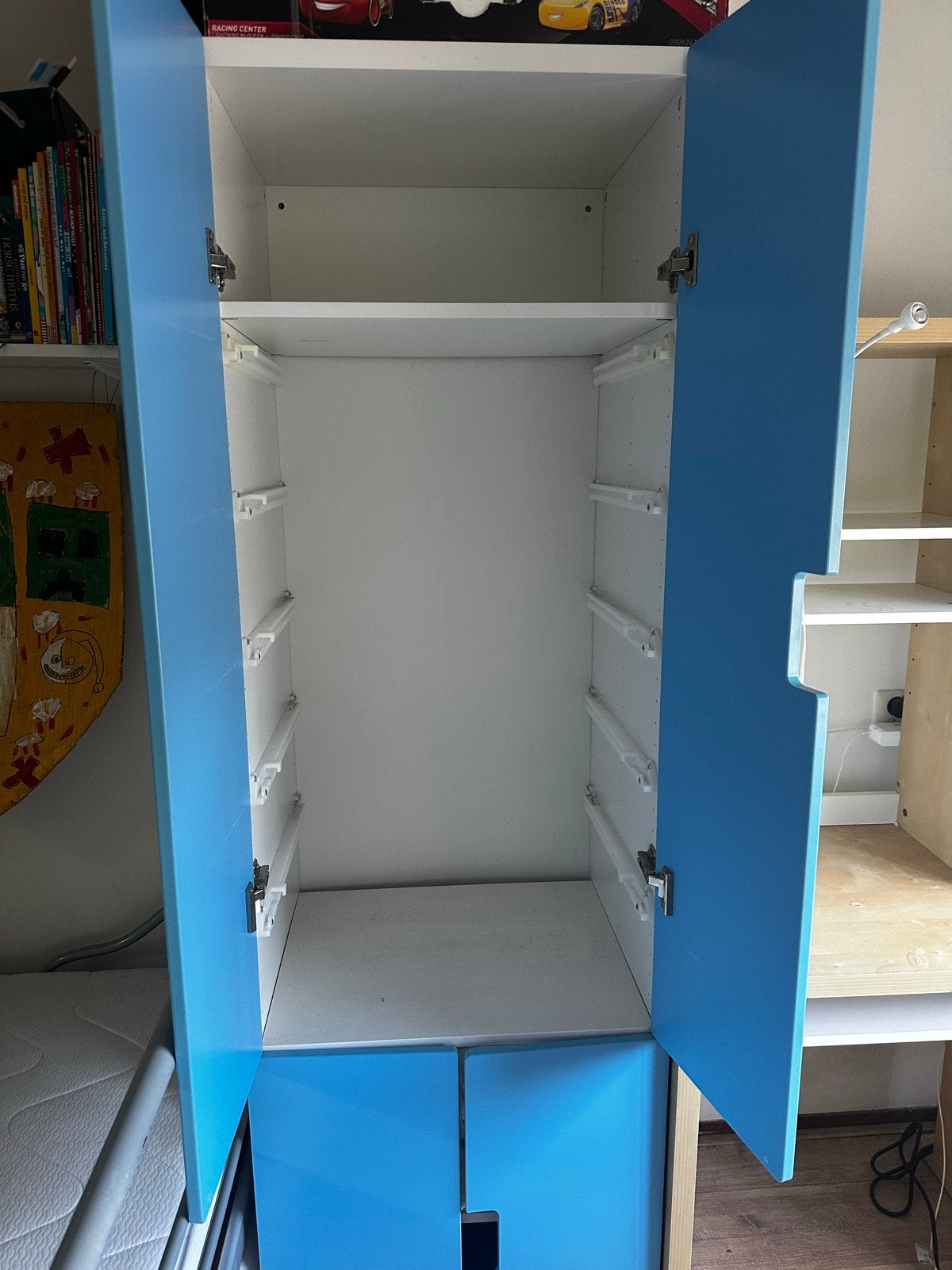 IKEA Stuva kast blauw, Ophalen, Kunststof, Gebruikt, 50 tot 100 cm