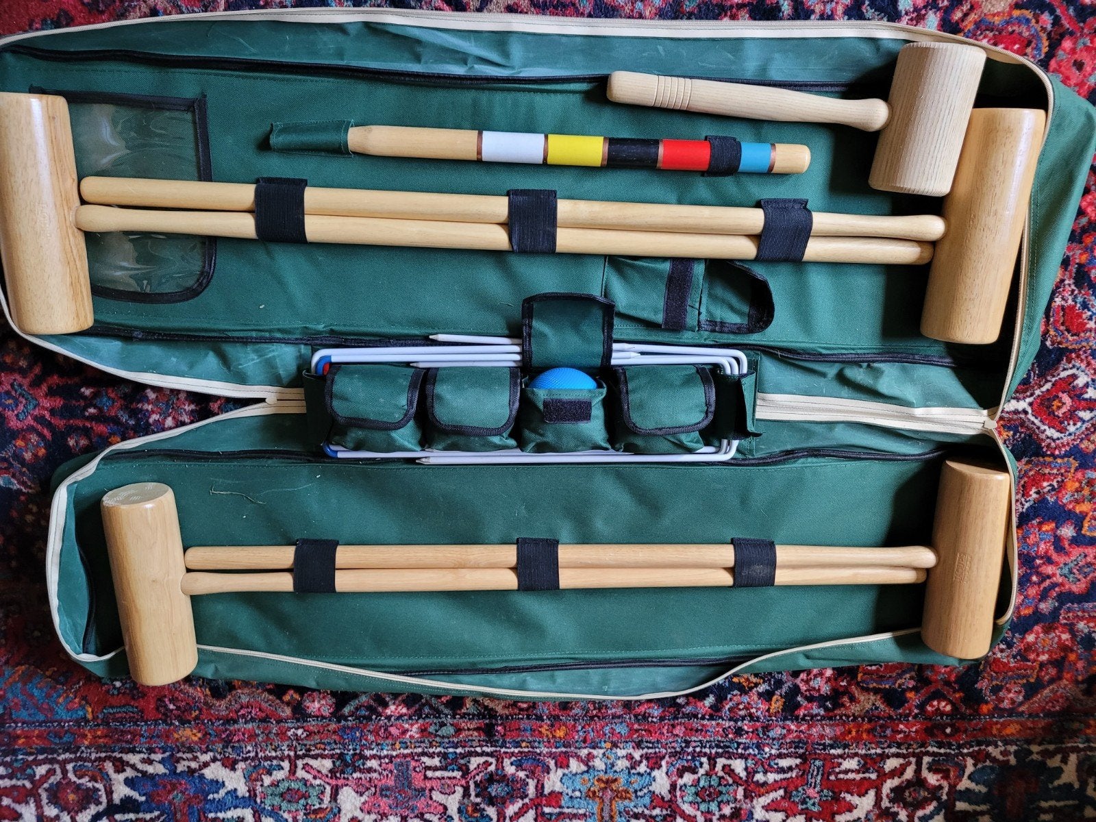 Jaques Croquet London Croquetset Reigate in draagtas, Ophalen of Verzenden