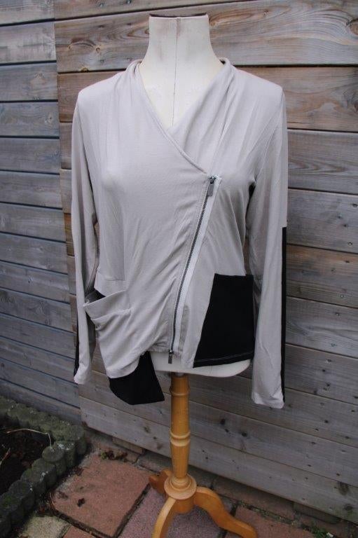 Vest beige/ zwart Elsewhere mt M Vaste prijs, Maat 38/40 (M), Verzenden, Elsewhere, Beige