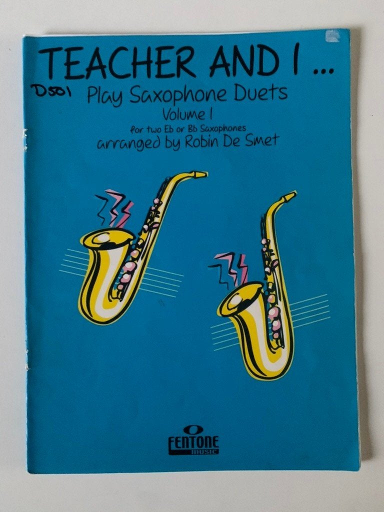 Bladmuziek Saxofoon duetten Bb of Eb Teacher and I deel 1, Verzenden, Les of Cursus, Overige genres, Saxofoon