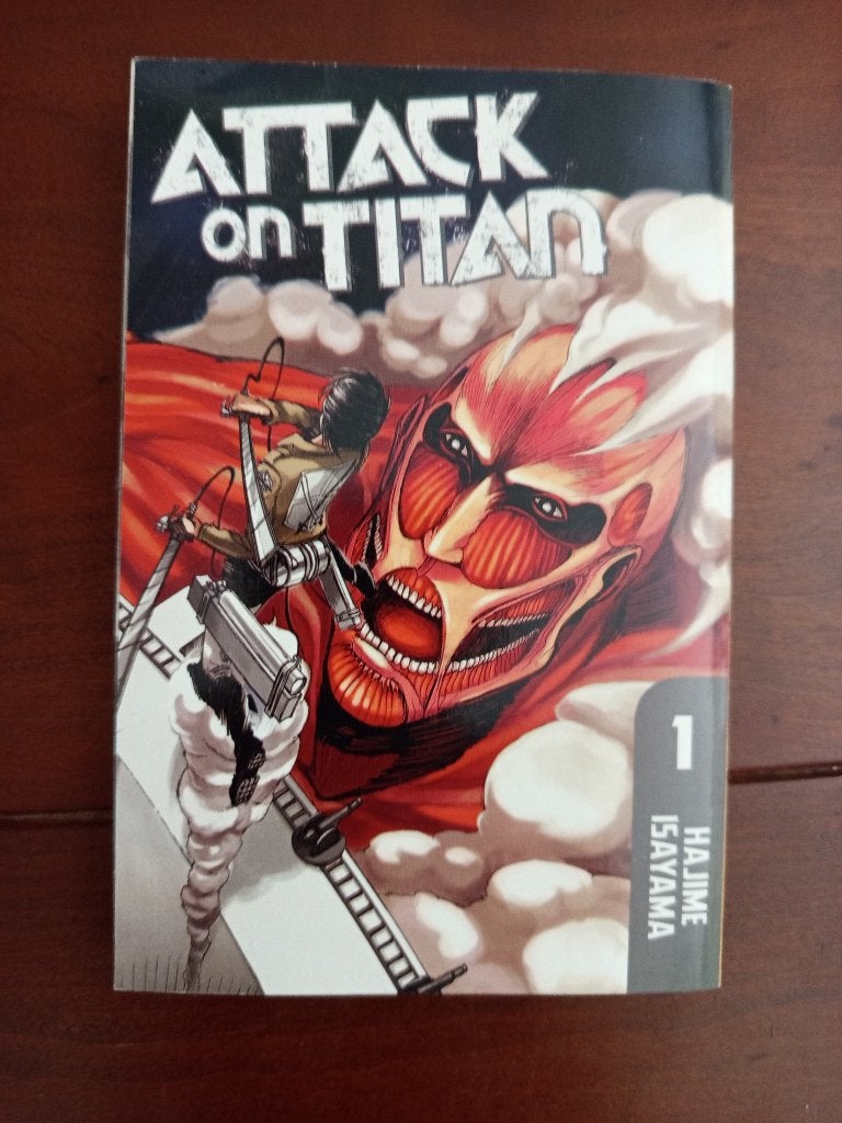 Attack on Titan Manga Volume 1 t/m 6  AOT, Gelezen, Verzenden, Japan (Manga), Meerdere comics