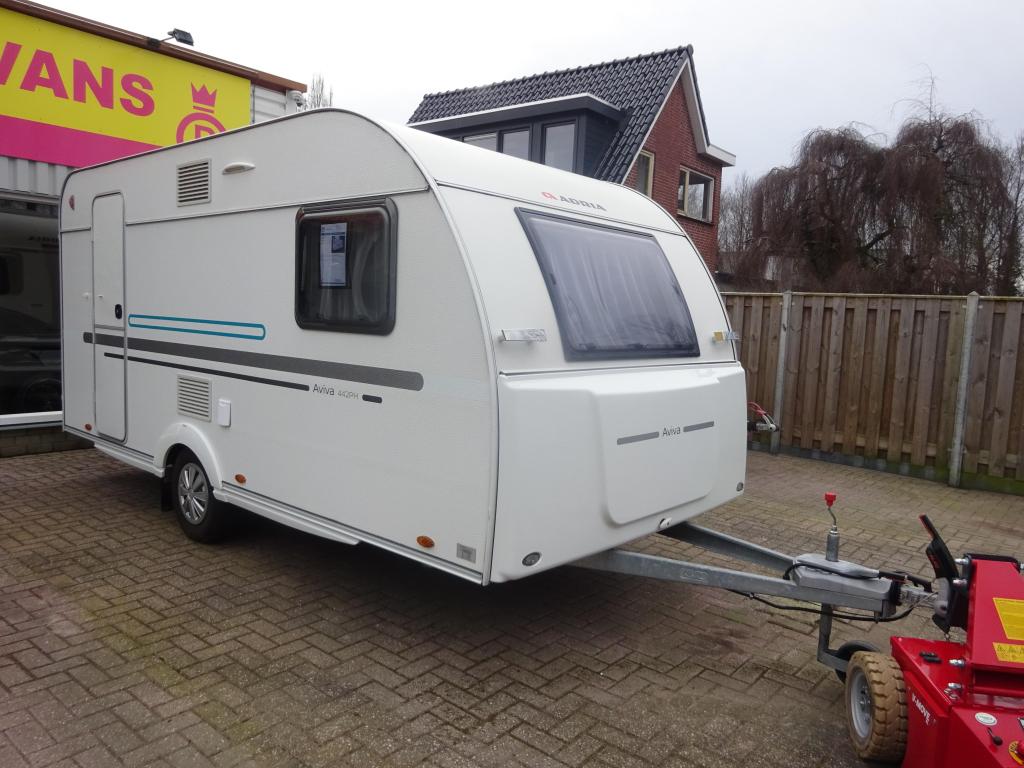 Adria Adiva 442 PH #TOPSTAAT#, Caravans en Kamperen, Caravans, Schokbreker, Bedrijf, 750 - 1000 kg, Adria