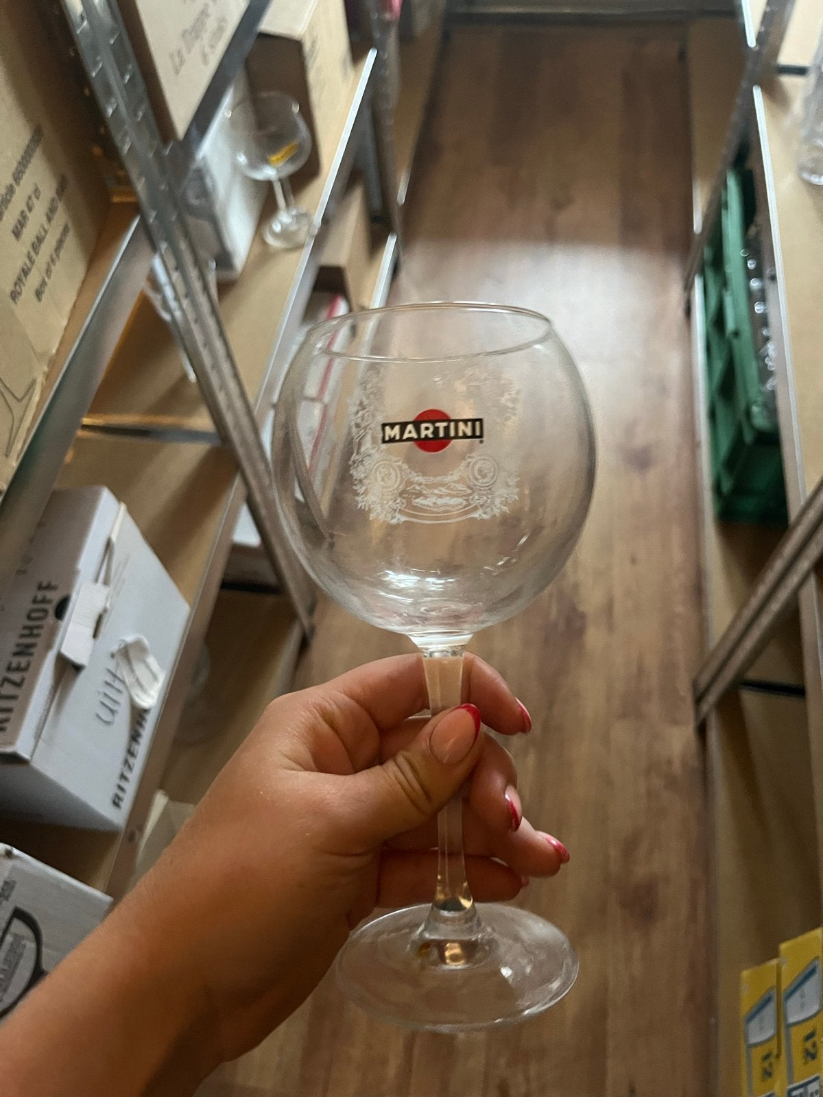 Martini glazen - set van 6 (24 beschikbaar), Ophalen, Nieuw, Overige typen