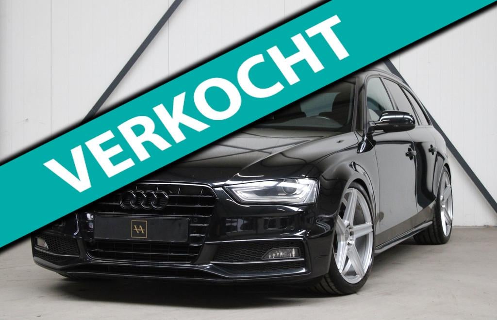 Audi A4 Avant 1.8 TFSI 3X S-Line l Bang & Olufsen l 19 inch, Auto's, Audi, 1525 kg, Gebruikt, Zwart, 4 cilinders